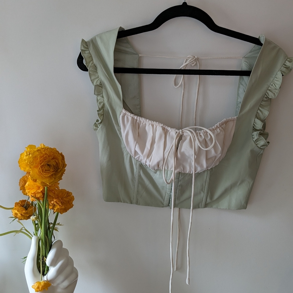 Buffy Corset Top in Tea